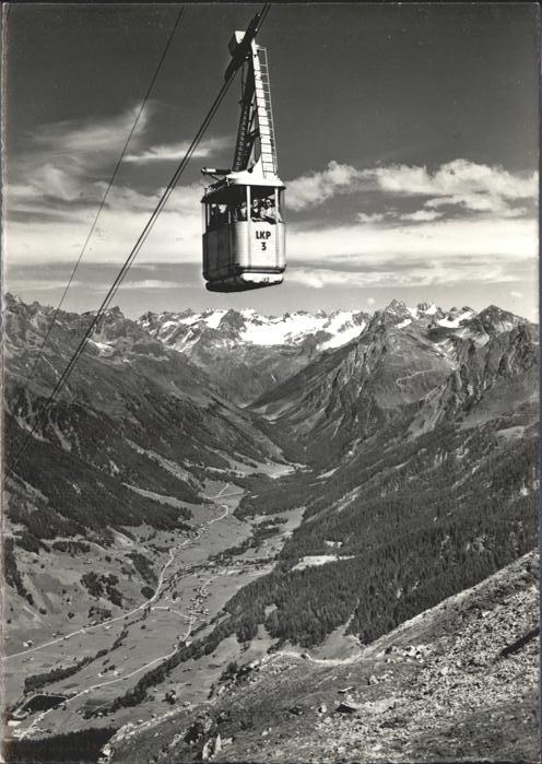 Seilbahn Klosters Gotschnagrat Silvrettatal
