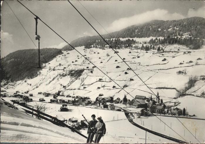 Skifahren Skilift Alt St. Johann Obertoggenburg