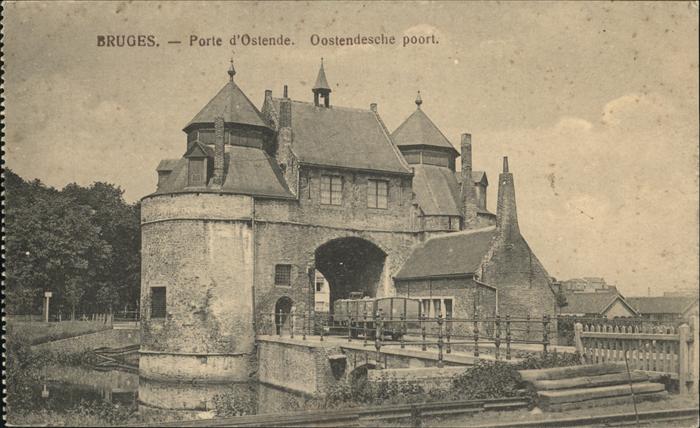 Bruges BRUGGE Belgie Porte Ostende poort