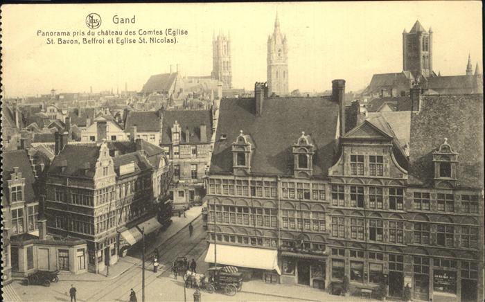 Gand Belgien St. Bavon Eglise St. Nicolas Feldpost