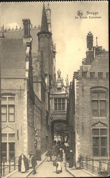 BRUGGE Bruges Belgie Blinde Ezelstraat Feldpost