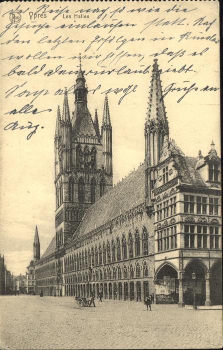 Ypern Ypres Halles Feldpost