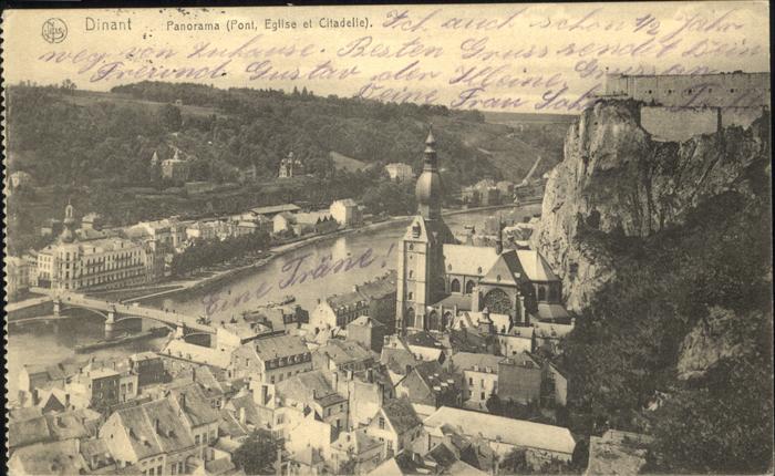 Dinant Wallonie Panorama Eglise Citadelle