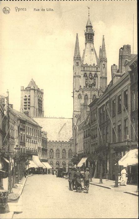 Ypern Ypres Rue de Lille