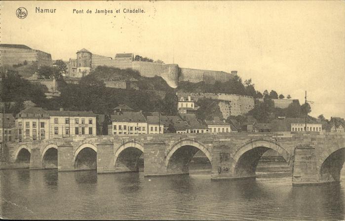 Namur Wallonie Pont de Jambes Citadelle Bruecke
