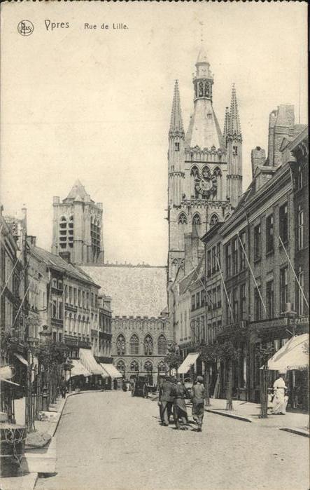 Ypern Ypres Rue de Lille