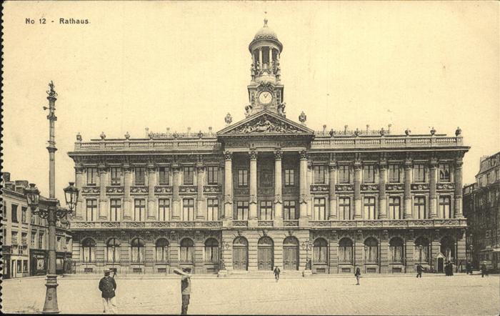 Gand Belgien Rathaus Feldpost