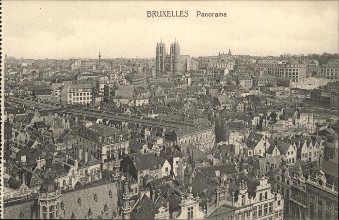 Bruxelles Bruessel Panorama