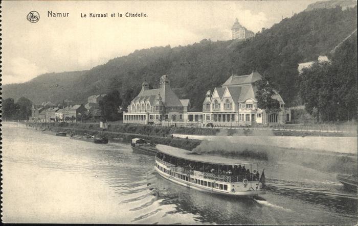 Namur Wallonie Kursaal Citadelle Dampfschiff