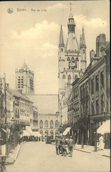 Ypern Ypres Rue de Lille