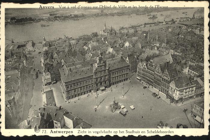 Antwerpen Anvers Flugaufnahme Scheldeboorden