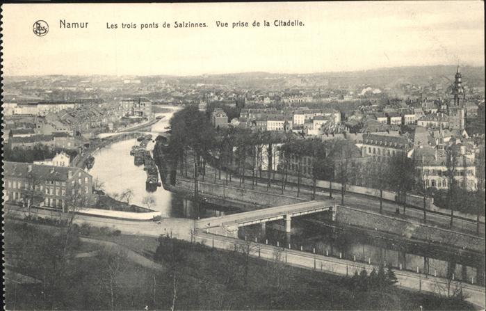 Namur Wallonie Salzinnes Vue prise Citadelle