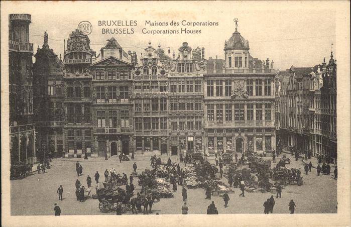 Bruxelles Bruessel Maisons des Corporations