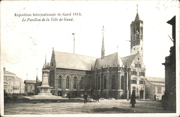 Gand Belgien Exposition Internationale 1913 Pavillon Ville