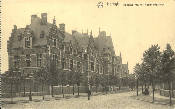 Kortrijk West-Vlaanderen Kazerne Regimentschool