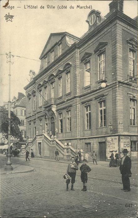 Liege Luettich Hotel de Ville Marche
