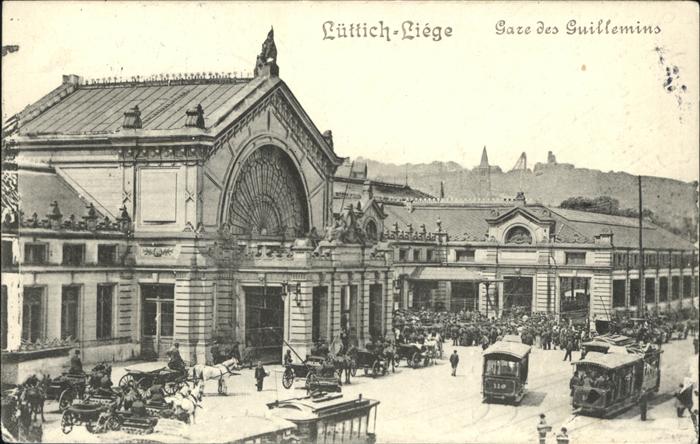 Luettich Liege Liege Gare Guillemins Bahnhof Strassenb