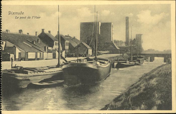 Dixmude Pont de Yzer Schiffe