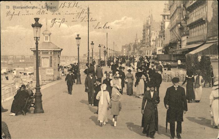 Blankenberghe La digue Promenade