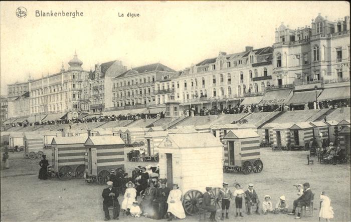 Blankenberghe digue Strand