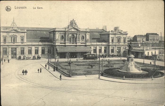 Louvain Flandre La Gare Strassenbahn