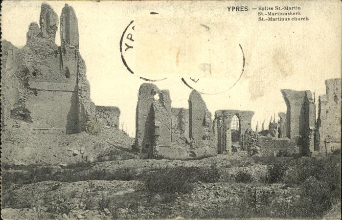 Ypern Ypres Eglise st. Martin
