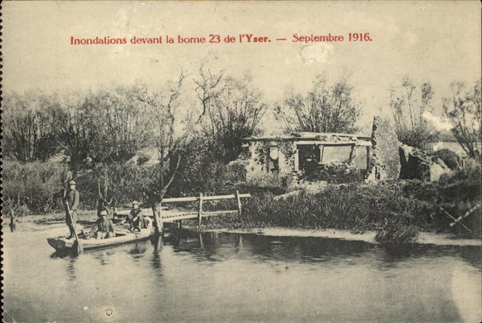 Bruxelles Bruessel Yser Septembre 1916