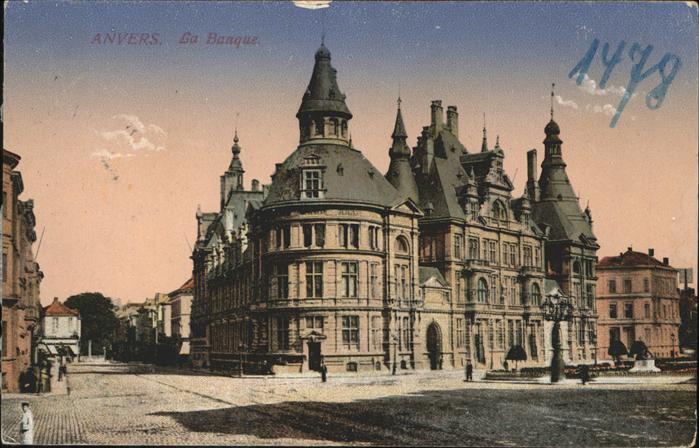 Anvers Antwerpen Banque Feldpost