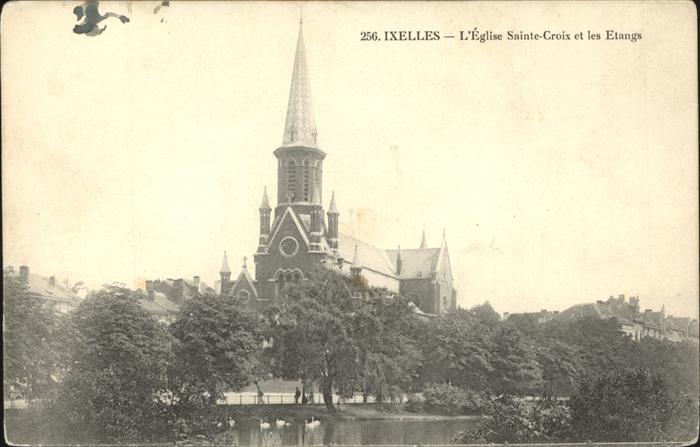 Ixelles Eglise Sainte Croix Etangs