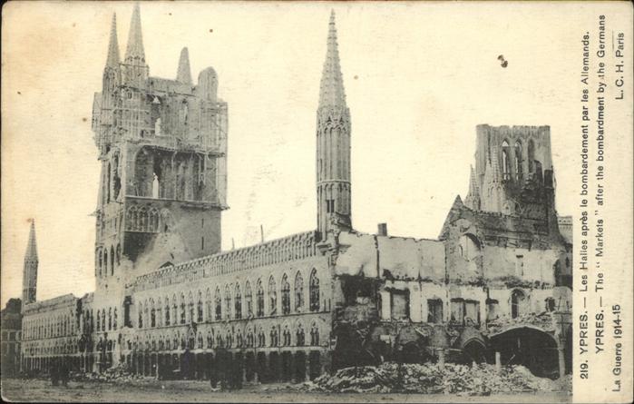 Ypern Ypres Halles Allemande