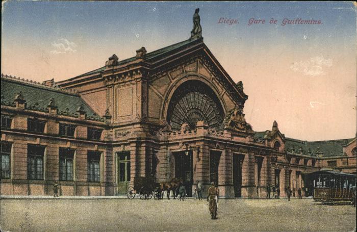 Liege Luettich Gare de Guillemins Bahnhof Strassenbahn