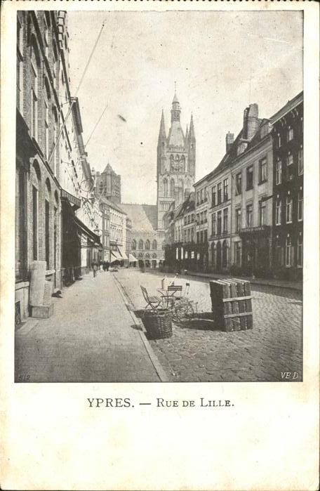 Ypern Ypres Rue de Lille