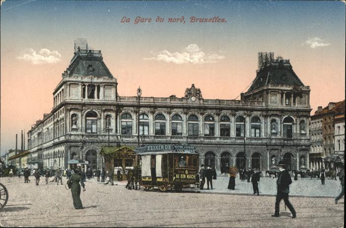 Bruxelles Bruessel Gare du nord Strassenbahn