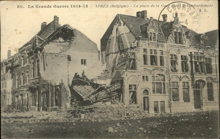 Ypern Ypres Grande Guerre 1914 15