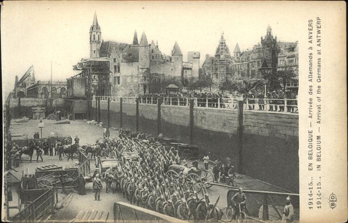 Anvers Antwerpen Soldaten Allemands