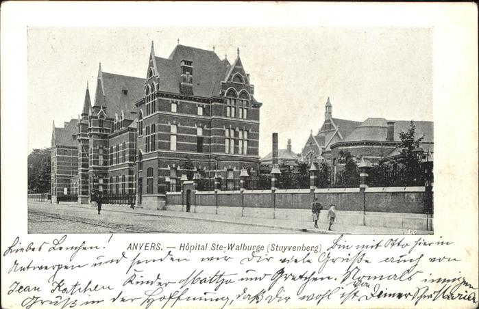 Anvers Antwerpen Hopital Ste Walburge