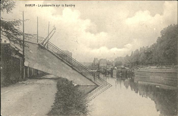 Namur Wallonie passerelle Sambre