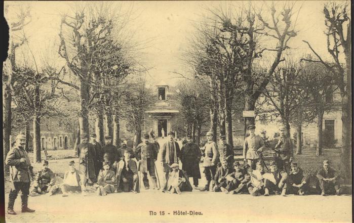 Vallee de l Yser Hotel Dieu Feldpost Soldaten