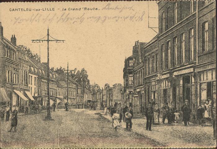 Canteleux Hainaut lez Lille Grand Route