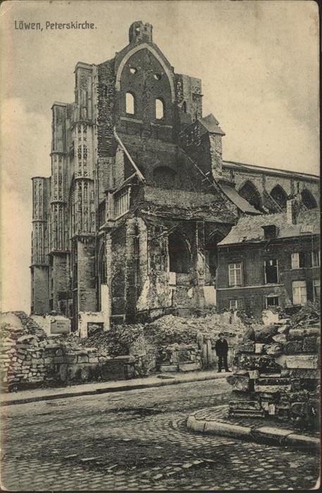 Peterskirche L?wen Kirche Zerst?rung