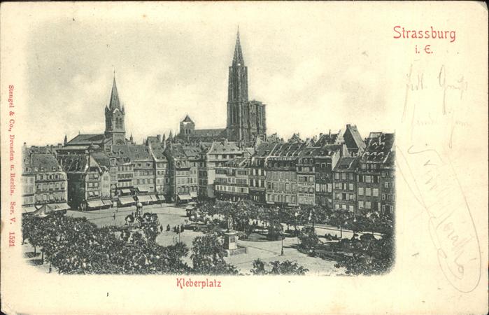 Strassburg Elsass Kleberplatz Kathedrale