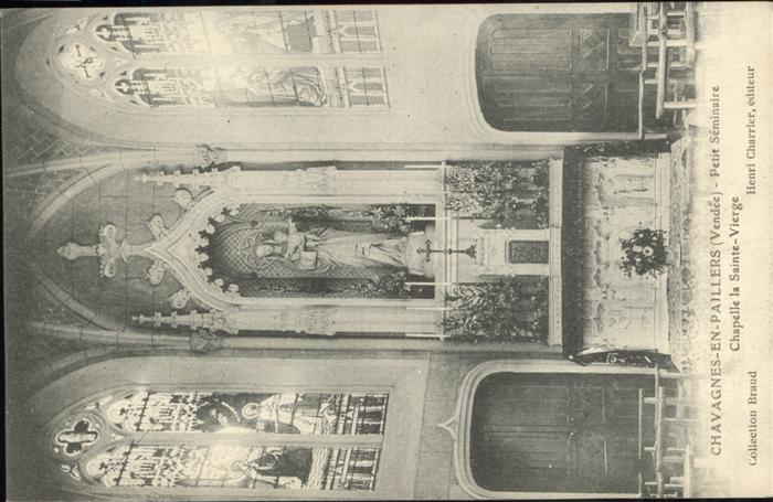 Chavagnes-en-Paillers Vendee Chapelle la Sainte_Vierge Petit Seminai