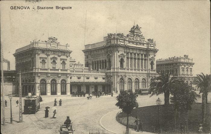 Genova Genua Liguria Stazione Brignole Strassenbahn