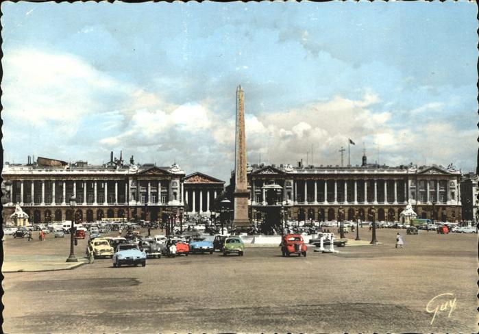 Paris Place de la Concorde Obelisque de Louqs