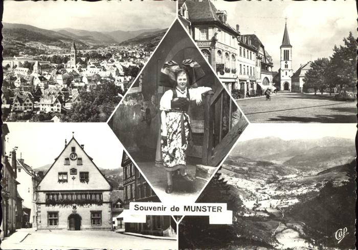 Munster Haut Rhin Elsass Vue generale Place du Marche Alsacienne