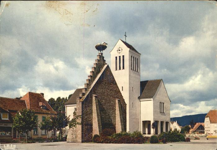 Ostheim Haut Rhin Elsass Le Nid de Cigognes Eglise