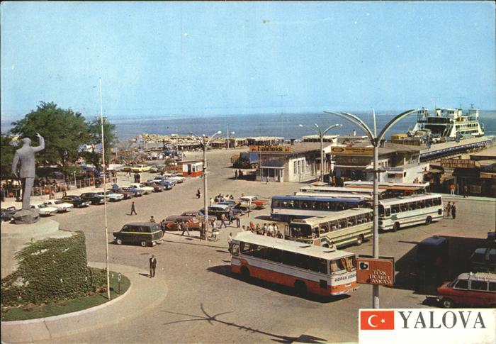 Yalova Iskele meydani Denkmal Hafen Shiff
