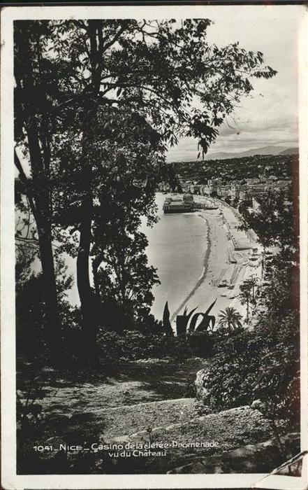 Nice Alpes Maritimes Casino de la Jetee_Promenade vu du Chat