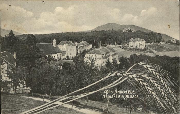 Trois Epis Haut Rhin Elsass Vue partielle Drei Ähren