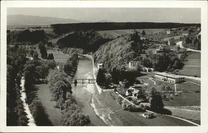 Teplice nad Becvou Partie an der Becva Brücke Feldpost